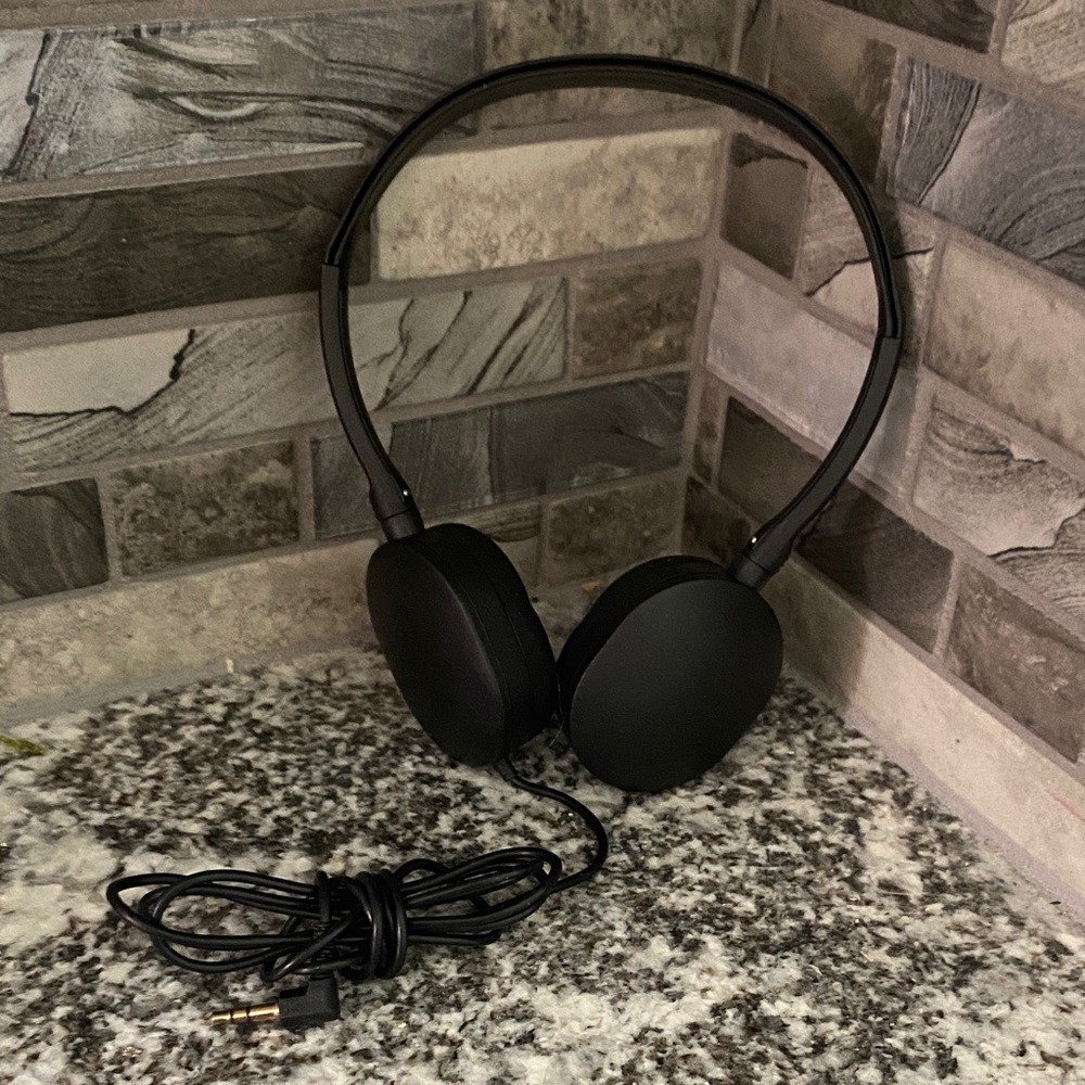 Black Over-Ear Headphones NWOT